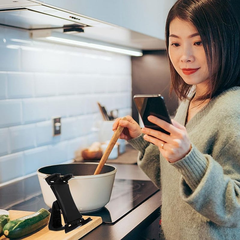 Rotating Plastic Tablet And Phone Stand Portable Rotatory Holder For Home Office Universal Support - Image 4
